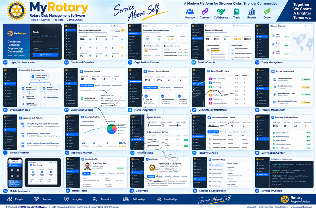 MyRotary Club District and Club Management Software
